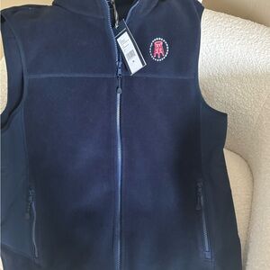 Vineyard Vines Navy Zip-Up Vest